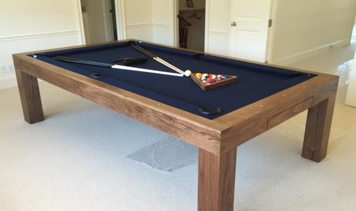 The Modern X100 Pool Table (Solid Walnut with Custom Finish)