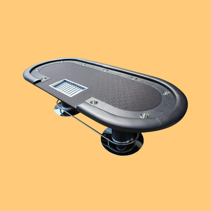 Black scooter board on a beige background