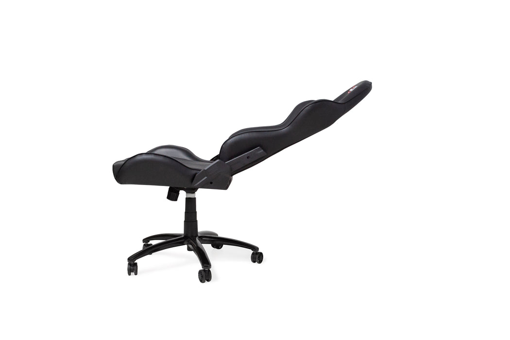 Black office chair on a white background