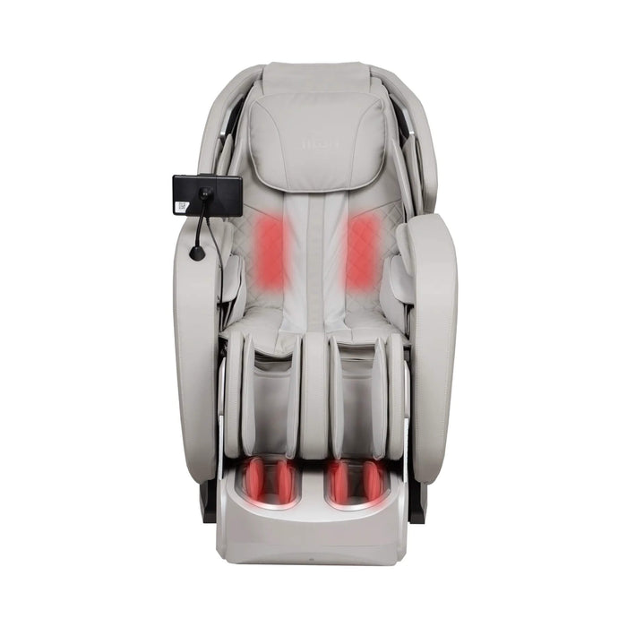 Massage chair with red massage points on a white background