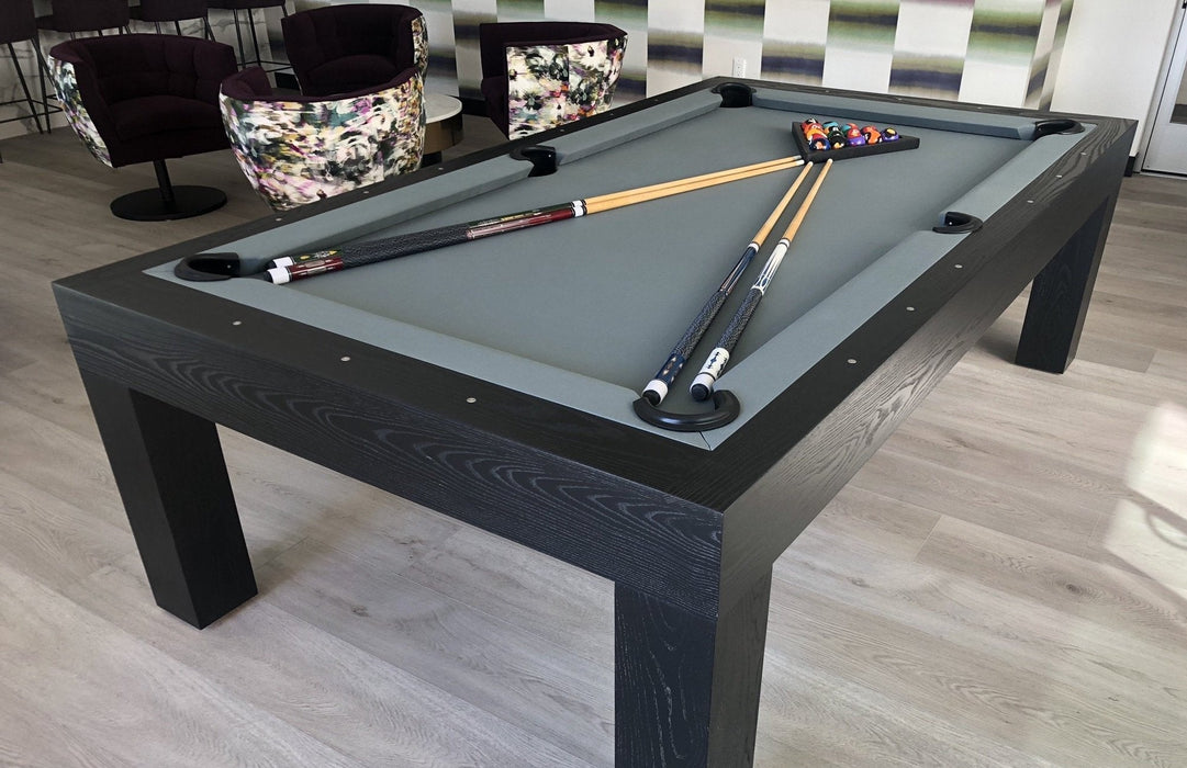 The Modern X45 Pool Table (Solid Oak with Black Finish)