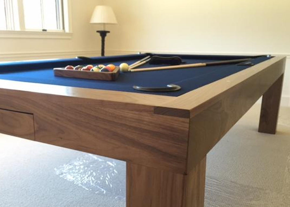 The Modern X100 Pool Table (Solid Walnut with Custom Finish)