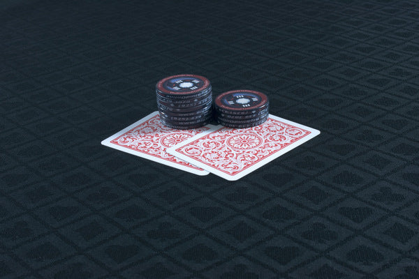BBO Poker Tables - Prestige X Complete Set w/Premium Speed Cloth, 10 Showdown Chairs, Stainless Steel Cupholders, and 350pc Pro Dealer Tray