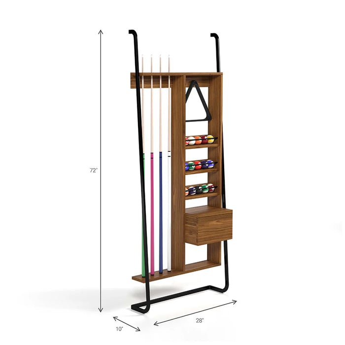 RAM GAME ROOM - PROHIBITION SERIES LEANING BILLIARDS RACK