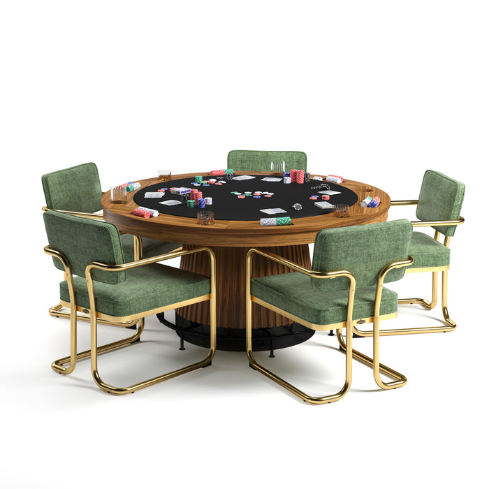 RAM GAME ROOM - PROHIBITION SERIES 60" POKER TABLE
