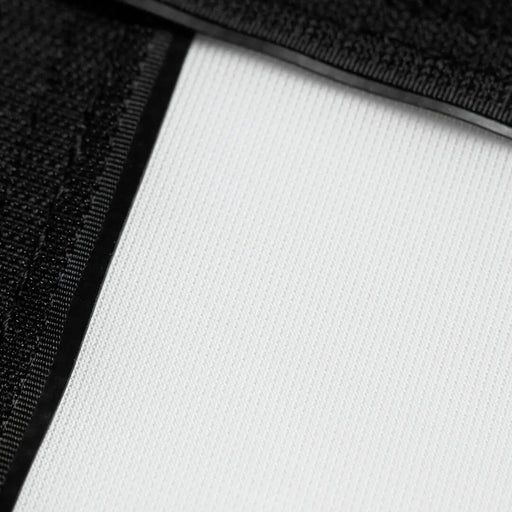 Close-up of a black and white textured surface