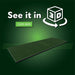 Green mat with 3D viewing option on a green background