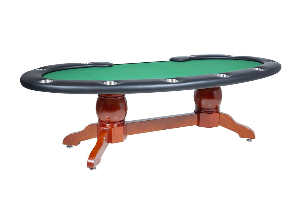 BBO Poker Tables - Prestige X Complete Set w/Premium Speed Cloth, 10 Showdown Chairs, Stainless Steel Cupholders, and 350pc Pro Dealer Tray